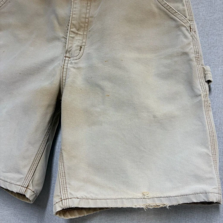 칼하트 B25 BRN 카펜터 쇼츠 베이지 반바지 W31 (실측 W30) 이미지