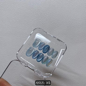 블루 그라데이션 네일팁 XS 이미지