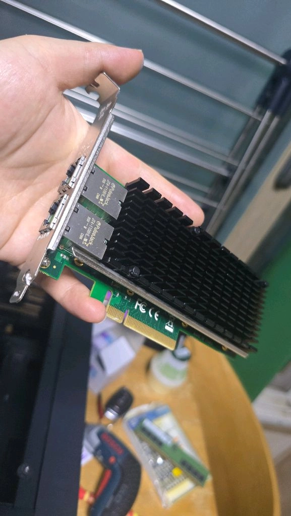 인텔 X540-T2 계열 10G 듀얼포트 랜카드 판매합니다 이미지