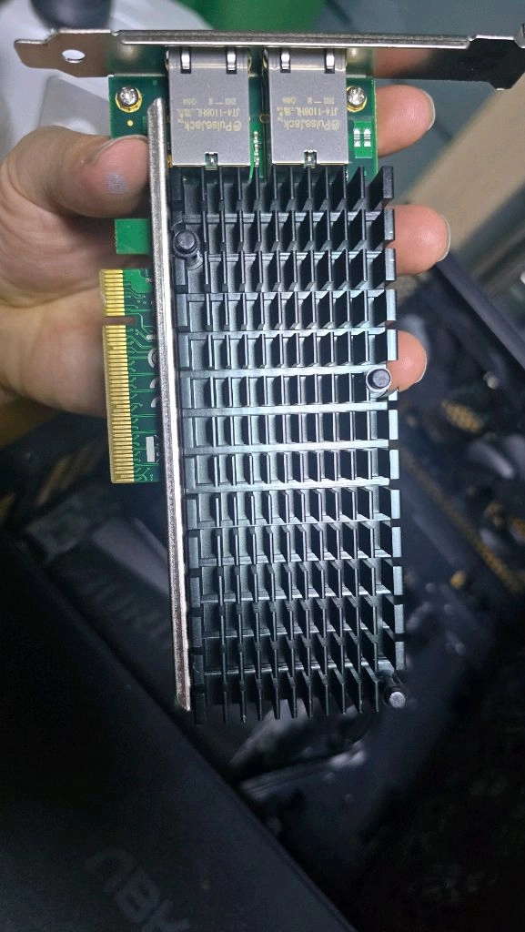 인텔 X540-T2 계열 10G 듀얼포트 랜카드 판매합니다 이미지