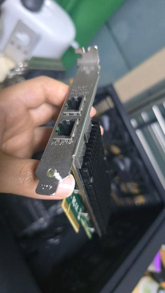 인텔 X540-T2 계열 10G 듀얼포트 랜카드 판매합니다 이미지
