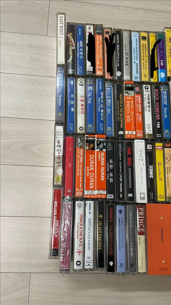 해외 팝 락 국내 카세트 테이프 팝니다 이미지