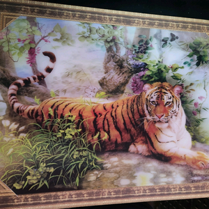 호랑이 액자그림 (액막이, 액운방지, 행운을 집안에 가져오는 상징의 호랑이 그림) 이미지