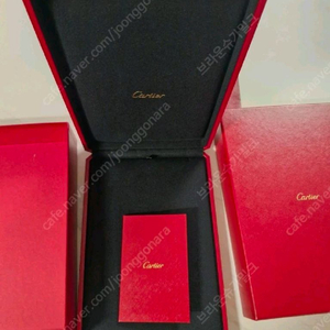 까르띠에 목걸이케이스 박스 쇼핑백팝니다 이미지