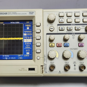 4채널 디지털 오실로스코프( TDS 2024B 200MHz 2GS/s) 판매 이미지