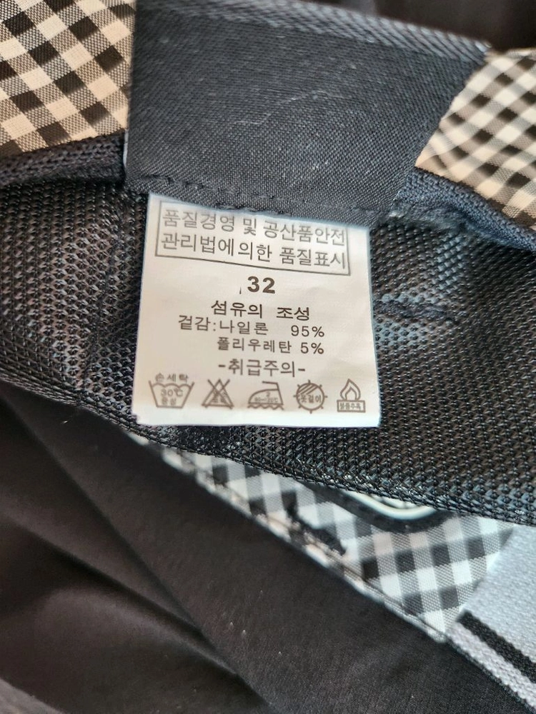 아크테릭스 여름 나일론스판일자바지 블랙 32 이미지