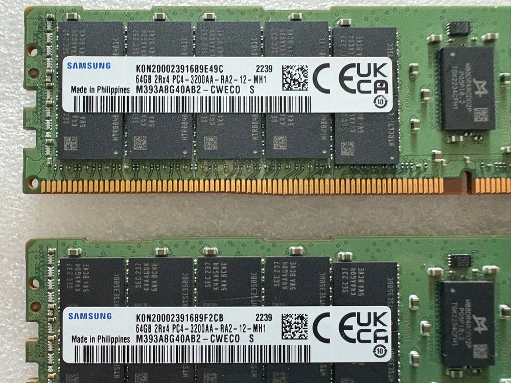 삼성 서버 DDR4 3200 64GB ecc 이미지