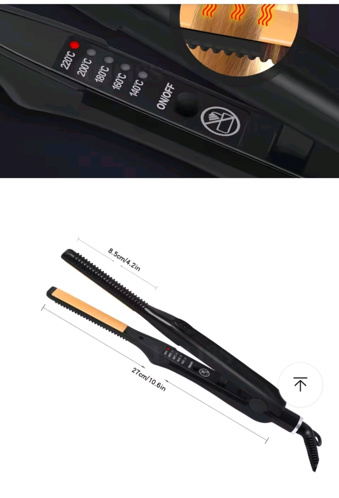 슬림 고데기 뿌리고데기 앞머리 고데기 이미지