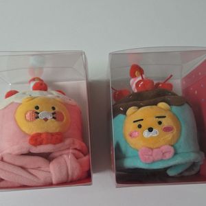 춘식이 케익 인형 머리끈, 라이언 케이크 인형 머리끈 이미지
