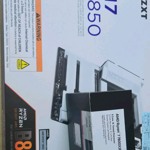 라이젠 7800x3d 미개봉 nzxt b850 화이트 미개봉 팔아요 이미지