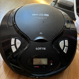 롯데 cd mp3라디오 플레이어 정상작동 안테나만분실 이미지