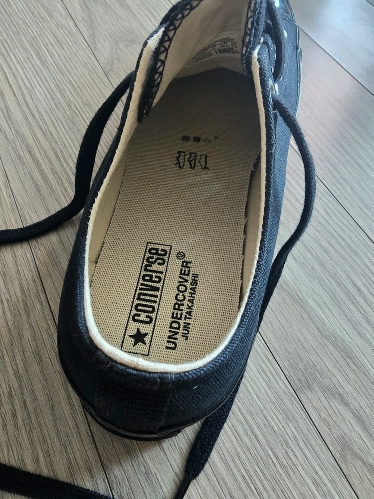 캔버스 언더커버 척70 로우 블랙화이트 270mm 이미지