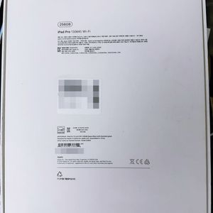 애플 아이패드 프로 M4 13인치 스페이스 블랙 256GB WIFI 미개봉 새제품 이미지