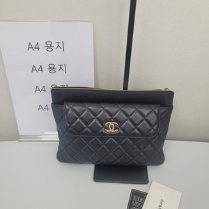 샤넬 AP1189 램스킨 더블 플랩 클러치백 (누나명품중고) 이미지