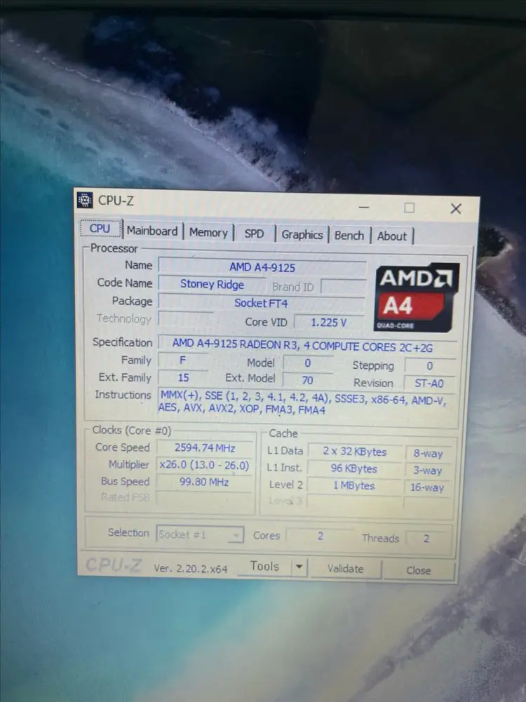 Levono (AMD A4-9125, ddr4 8gb, ssd 256gb) 이미지