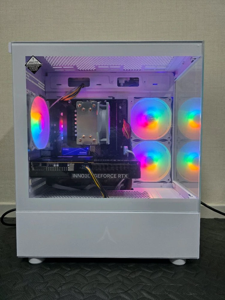 (안산/시흥) 라이젠 5 7500F, RTX 5060 게이밍 컴퓨터 본체 판매 합니다. 이미지