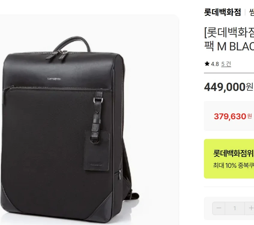 샘소나이트 백팩 L - 안심되는 중고거래