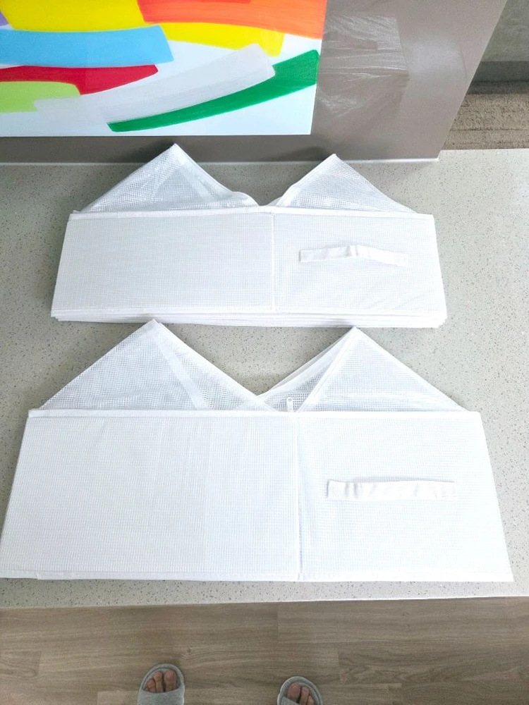 7개 일괄 / 바지정리함 옷장수납함 서랍 티셔츠정리 트레이 옷정리 칸막이 티셔츠 바지 속옷 정리함 이미지