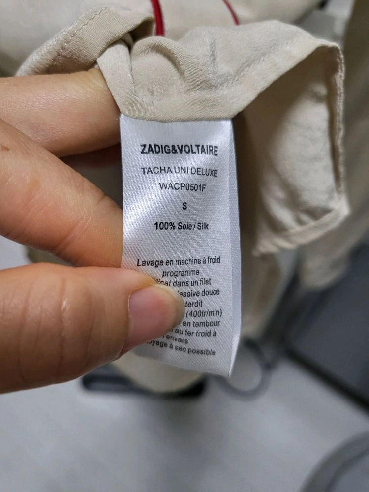 ZADIG&VOLTAIRE 실크100% 55-77 블라우스 이미지