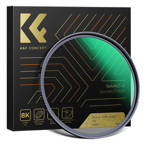 K&F Concept 블랙미스트 (1/4) 슬림 NANO-X 필터 AGC Glass (새상품) (49mm-82mm) 이미지
