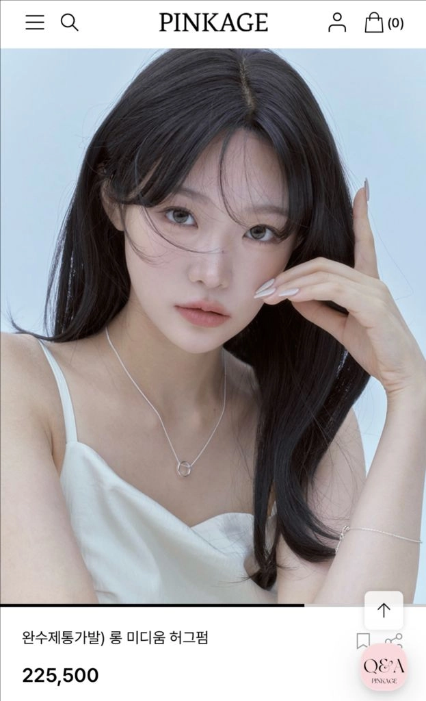 핑크에이지 완수제 통가발 (롱 미디움 허그펌) 풀박스 팝니다 이미지