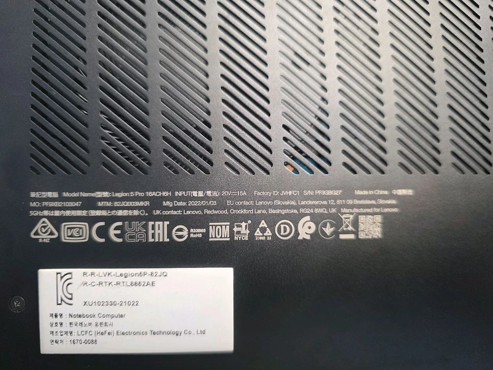 리전5 프로 게이밍노트북 5800h, rtx3060 이미지