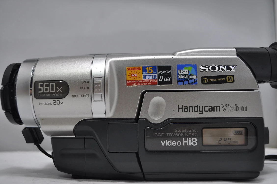 빈티지소니8mm 6mm캠코더CCD-TRV608 소니TRV11 TRV22 팝니다 이미지