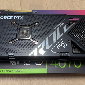 RTX4070TI SUPER ROG STRIX 이미지