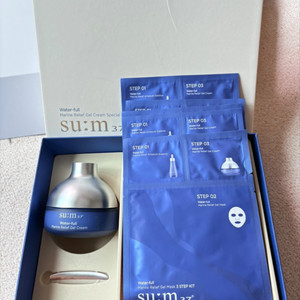 숨37 워터풀 젤 크림 120ml 마스크팩 5매 세트 이미지