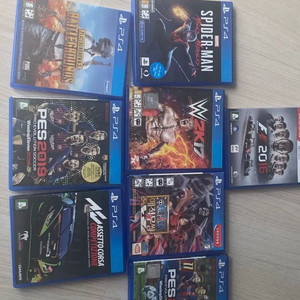 PS4 게임 타이틀 모음 이미지