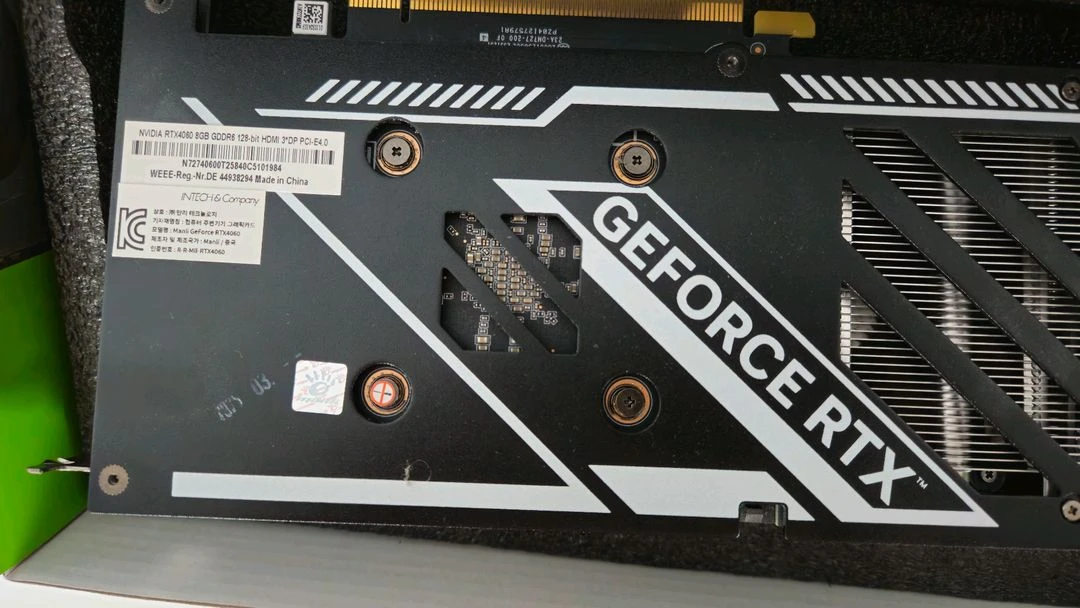 RTX 4060 그래픽카드 이미지