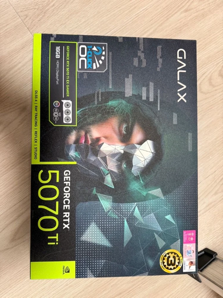GALAX RTX 5070 Ti EX Gamer - 안심되는 중고거래