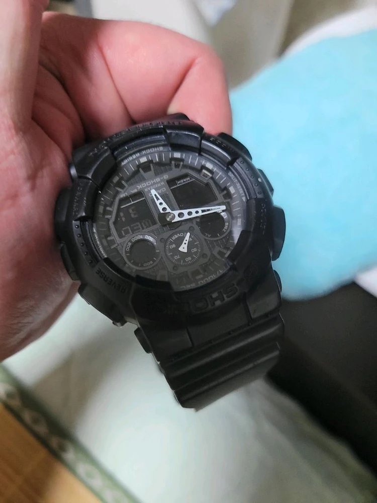 지샥 시계 처분 GA-100-1A 지샥 쥐샥 빅페이스 이미지