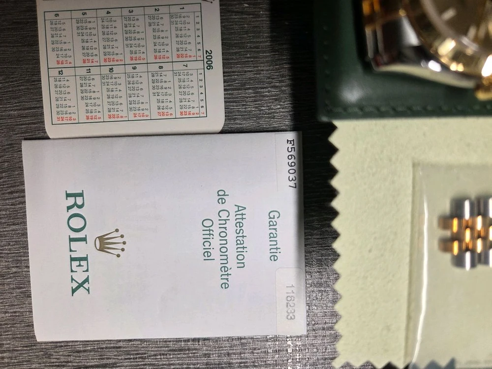 롤렉스 116233 장농보관 미사용품(최종가)이번주말까지 판매 이미지