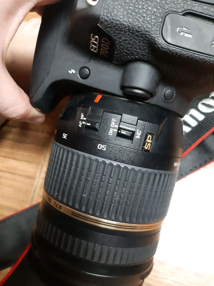 s급 [풀세트] 캐논 700D + 탐론 1750 vc 렌즈 구성품포함 dslr카메라 이미지