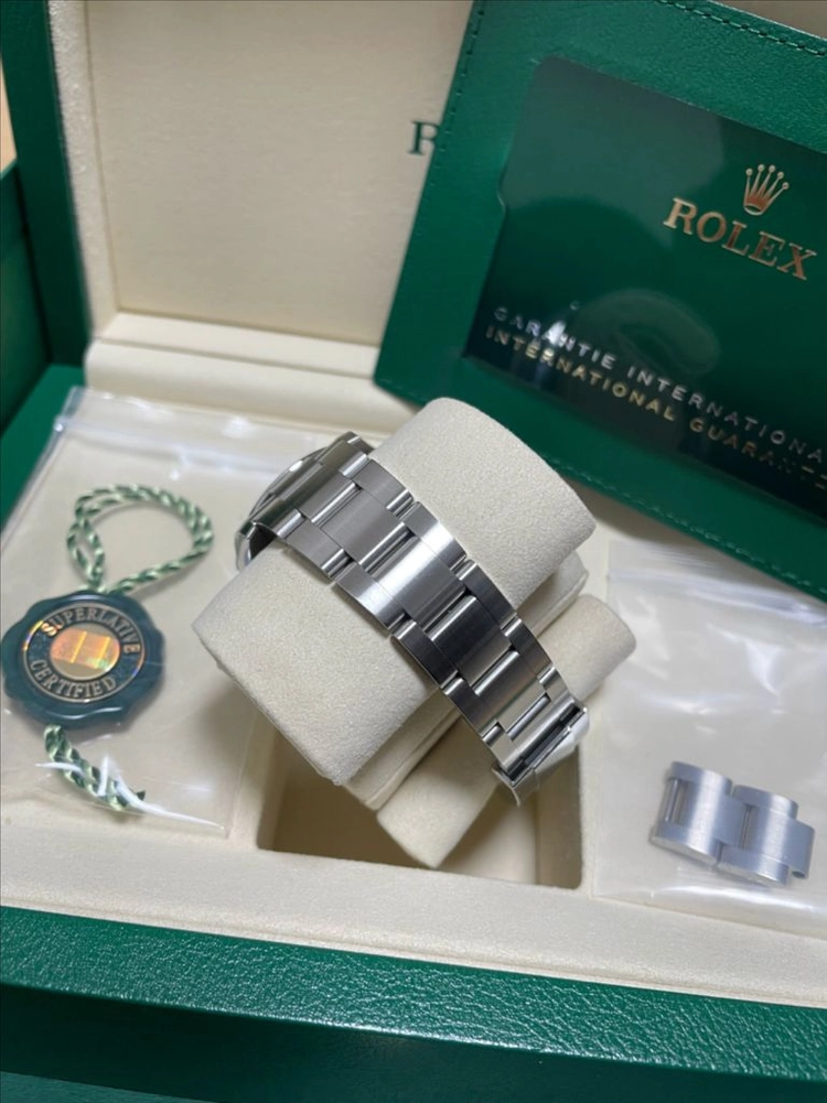 로렉스 124200 오이스터 퍼페츄얼 34mm 캔드핑크 판매 이미지
