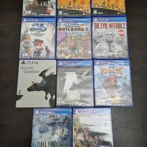 미갸봉 새제품 Ps4 세키로 파타퐁 이스8 드퀘빌더즈2 이블위딘2 라스트가딕언 낵2 파이널판타지15로얄 파판7 조디 이미지