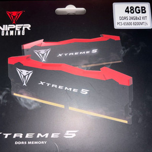 바이퍼 익스트림 ddr5 24x2 cl38 48gb 8200 xmp 이미지