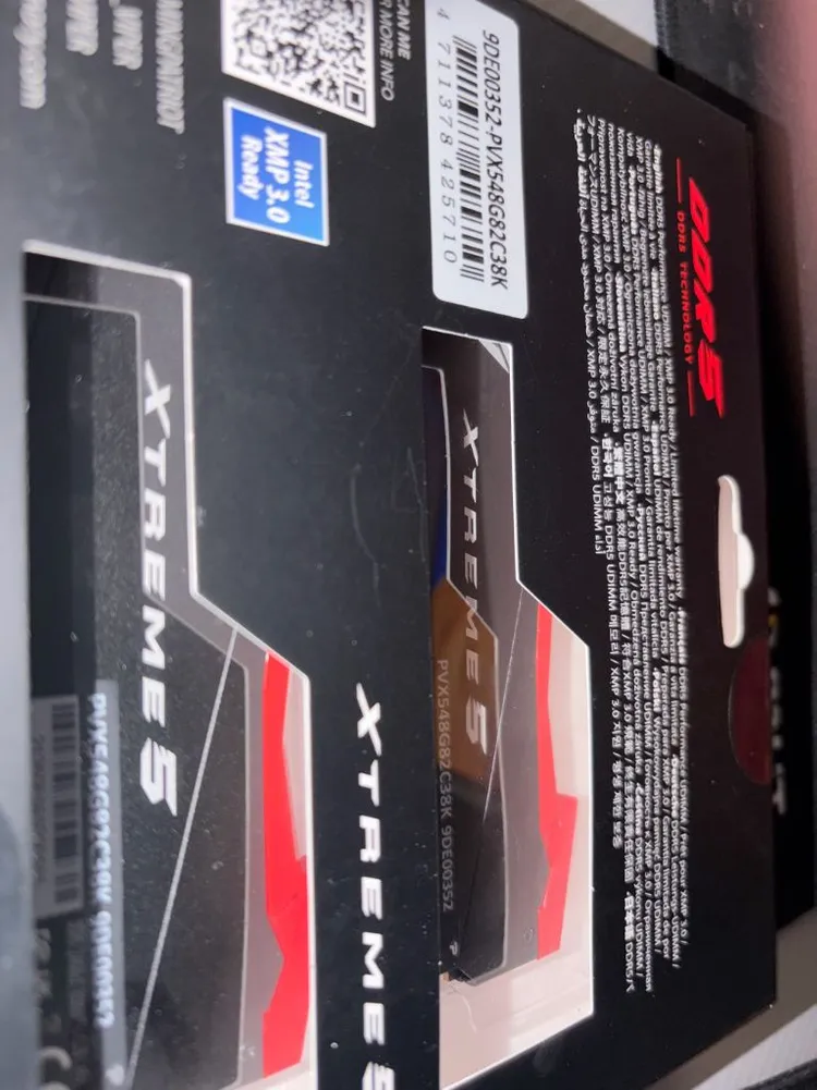 바이퍼 익스트림 ddr5 24x2 cl38 48gb 8200 xmp 이미지