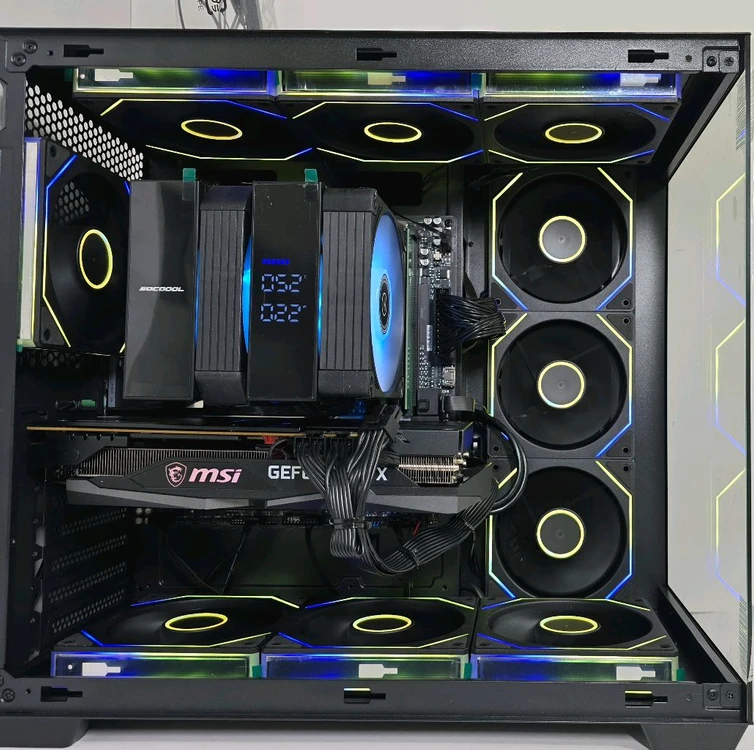 (새제품 5070Ti 공랙 블랙)9800X3D, 32GB, 1000W, 공랭최강, 방송게이밍컴퓨터본체 이미지