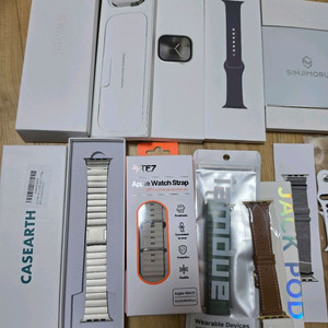 애플워치10 네츄럴티타늄 46mm + 스트랩 5종 이미지