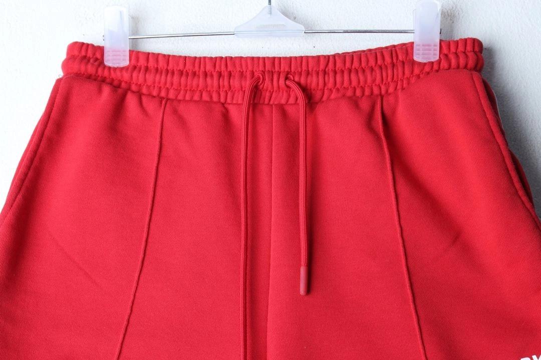 W(S-M) 널디 반바지 팬츠 밴딩 돌핀 레드 숏 이미지