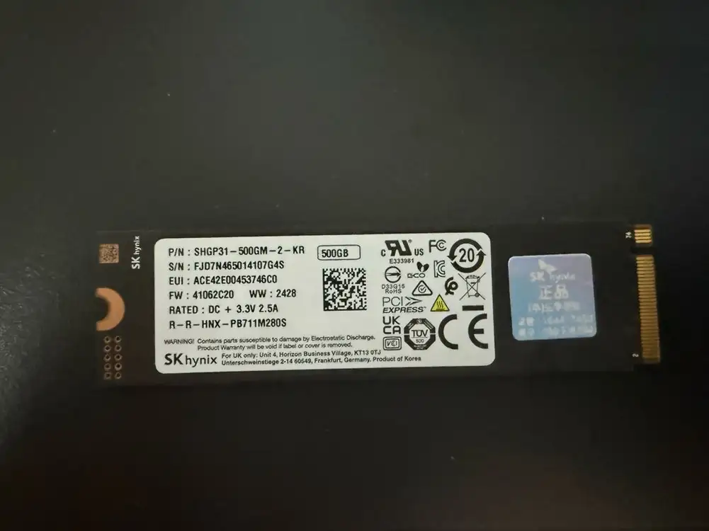 SK하이닉스 SSD GOLD P31 M.2 NVMe 500GB 이미지