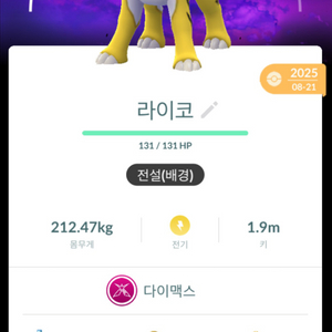 포켓몬고 다이맥스 전설(스페셜 배경) 이미지
