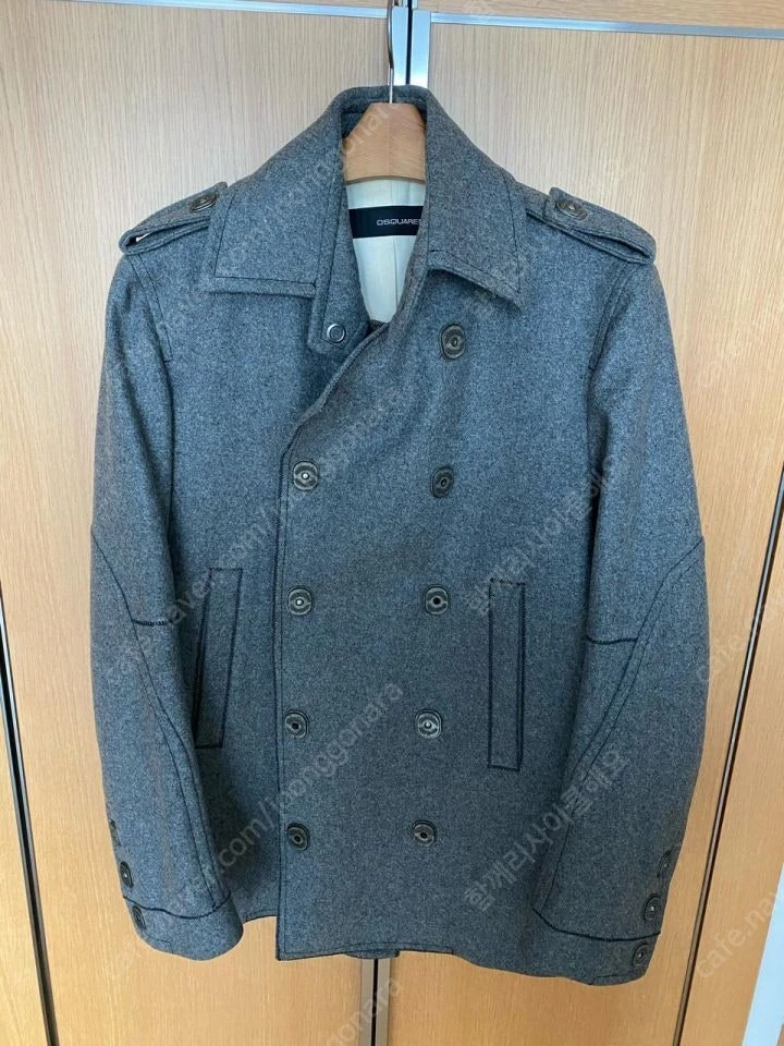 디스퀘어드2 DSQUARED2 D2 해군캡틴 견장 피코트 피콧 코트 자켓 46사이즈 정품핸드메이드 이미지