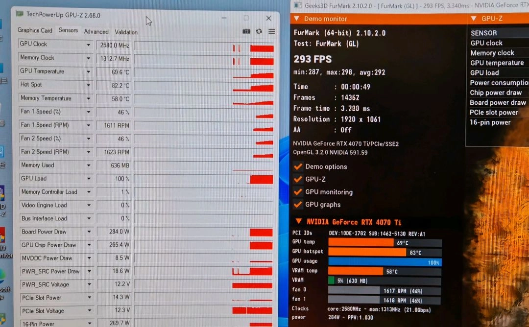 MSI 지포스 RTX 4070Ti 벤투스 3X OC 12GB 4070 Ti 이미지