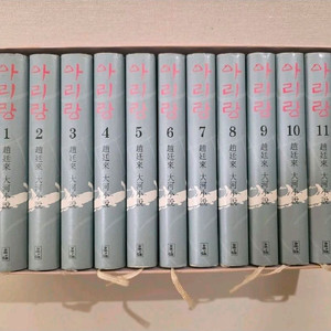 조정래 소설 아리랑 양장본 팝니다 이미지