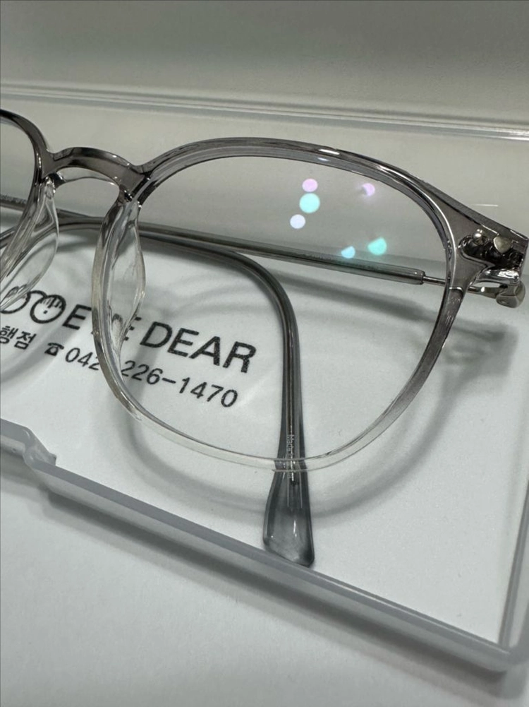 EYE DEAR 실버 안경테 이미지