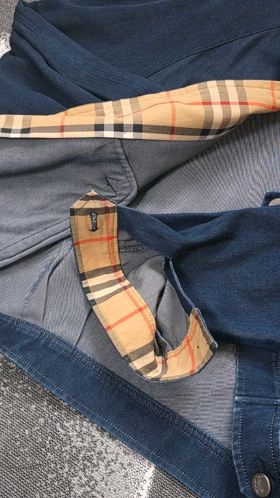 희귀매물> 버버리 데님 해링턴자켓 블루종 스윙자켓 55 이미지