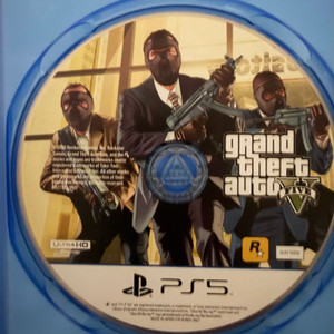 PS5 GTA5 게임 디스크 이미지